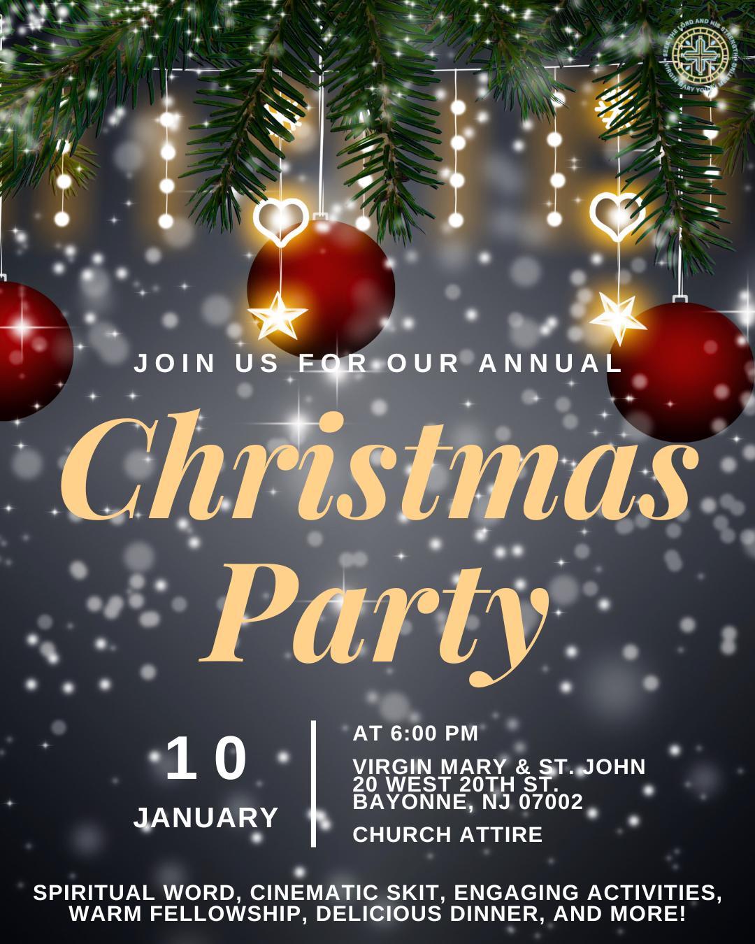 christmas party poster